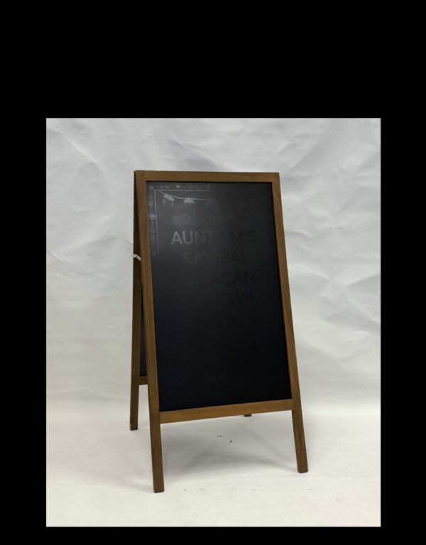 Wooden Dual-side Chalk Board 