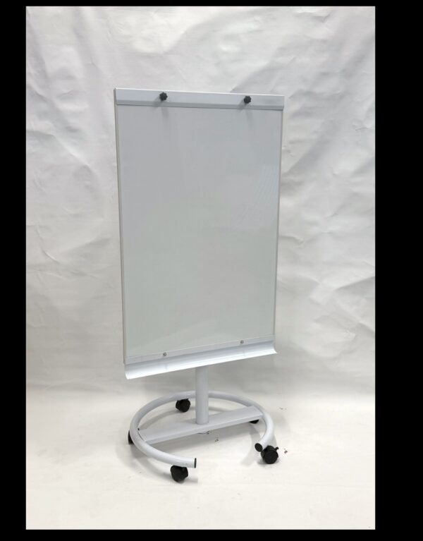 Rollable Whiteboard with circular base