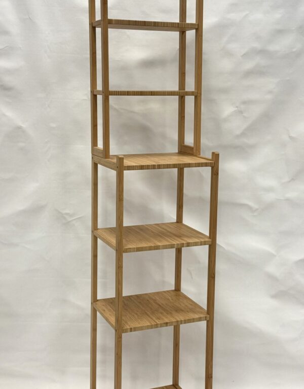 Narrow Shelf - Light Bamboo Wood