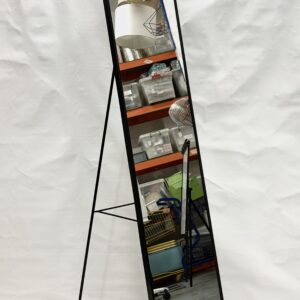 Slanted Standing Mirror - Black Metal