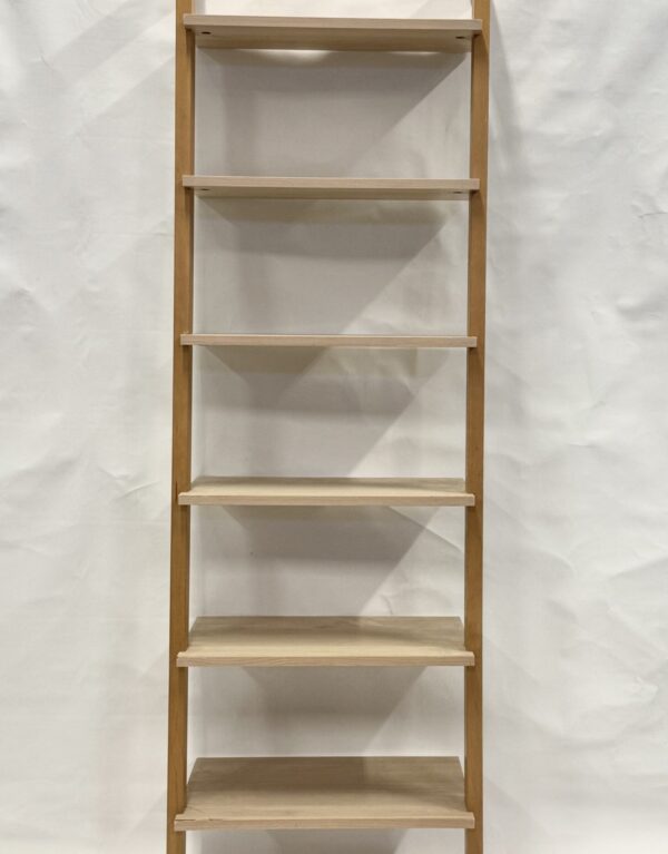 Leaning Shelf - Light Wood