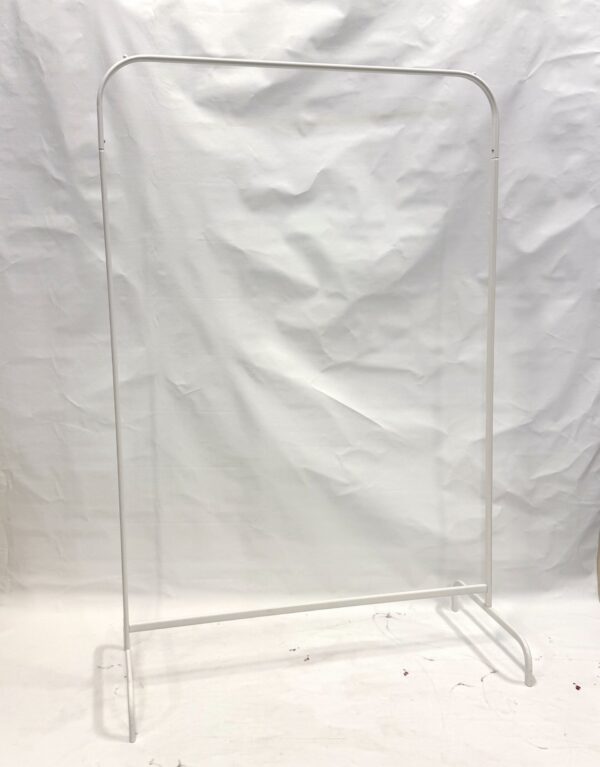 White metal Clothes Rack