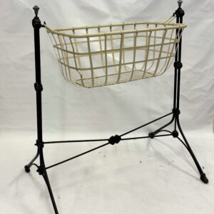 Vintage Baby Basket with Stand