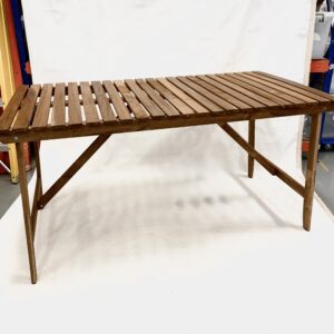 Outdoor Table – Medium-dark Wood