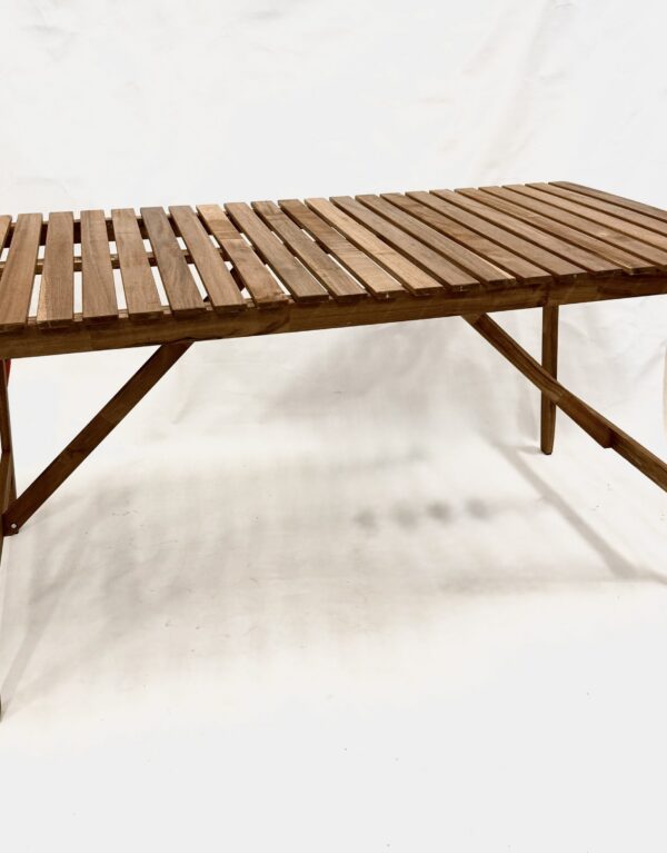Outdoor Table – Medium-dark Wood