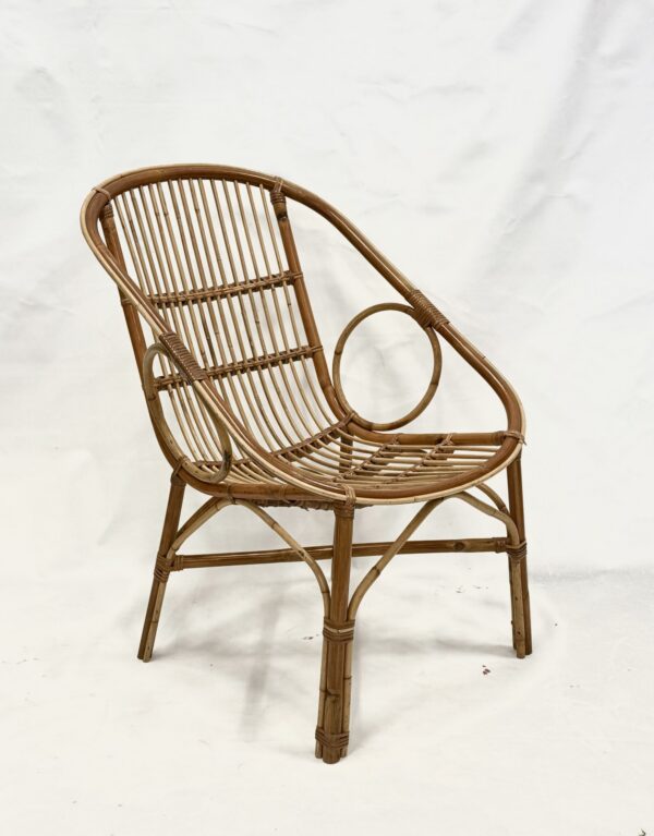 Bamboo Rattan Armchair