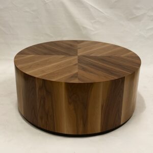 Seamless | Round Coffee Table - Wood Pattern