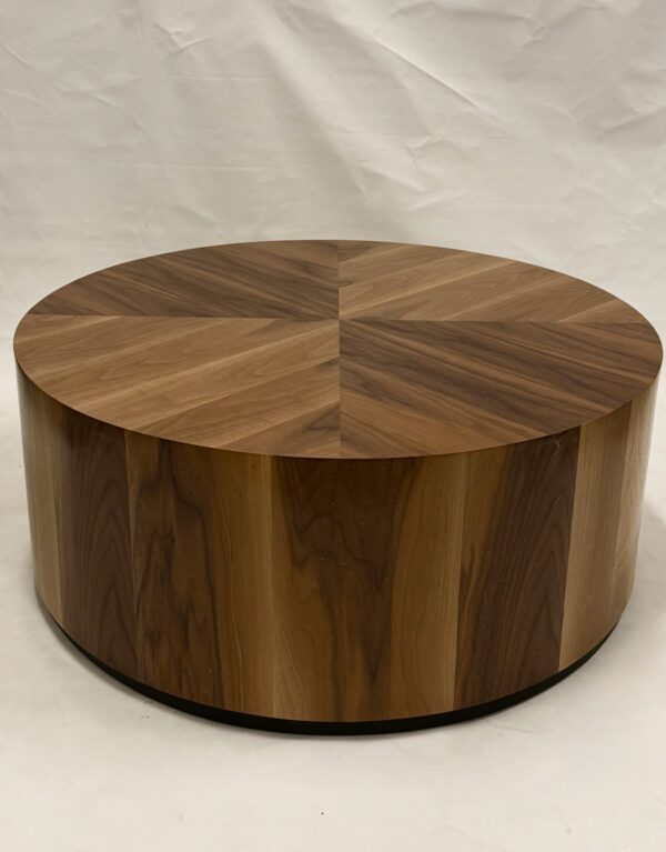 Seamless | Round Coffee Table - Wood Pattern