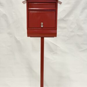 Red Standing Mailbox