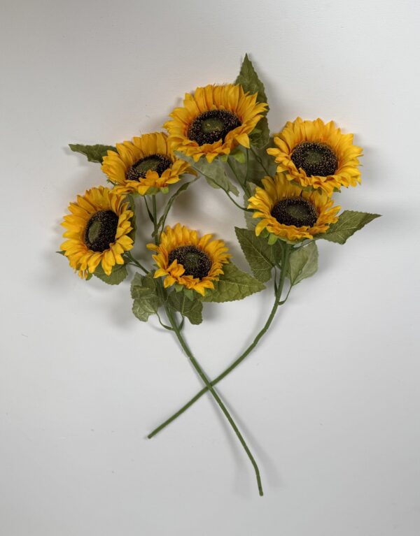 Artificial Flower Stalk Bundle (16)_Sunflower