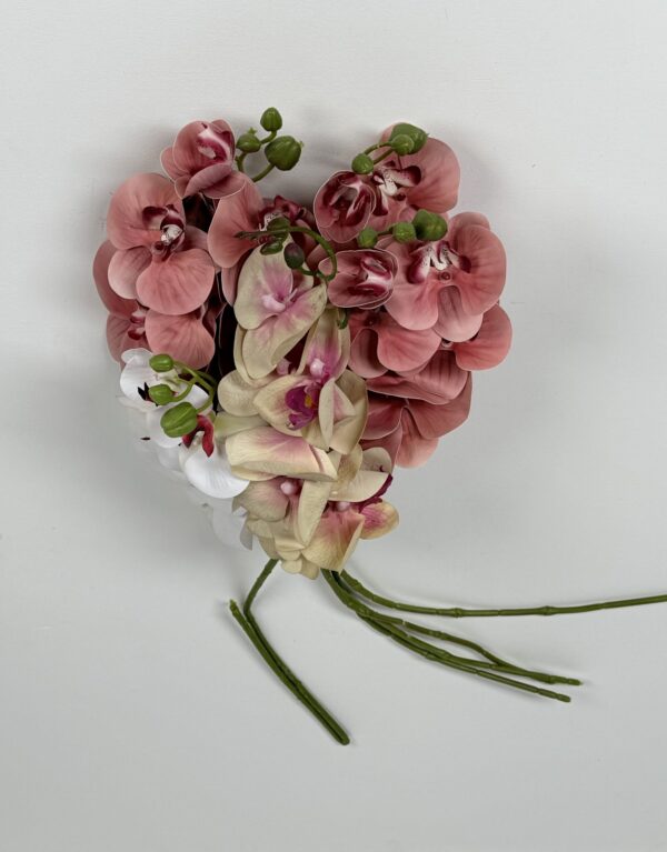 Artificial Flower Stalk Bundle (8)_Short Orchid