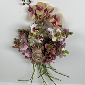 Artificial Flower Stalk Bundle (9)_Long Orchid