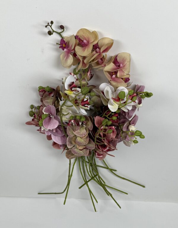 Artificial Flower Stalk Bundle (9)_Long Orchid