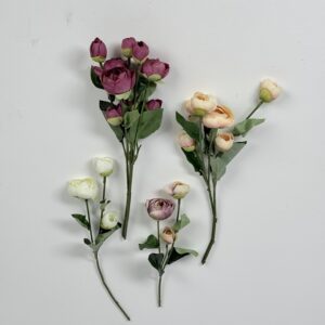 Artificial Flower Stalk Bundle (11)_Rose Bundle