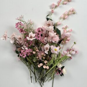 Artificial Flower Stalk Bundle (14)_Pink Bundle