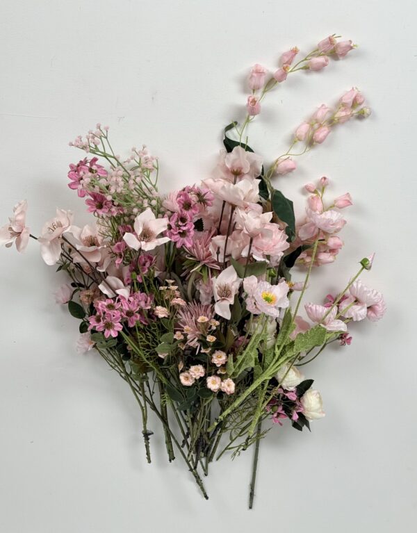 Artificial Flower Stalk Bundle (14)_Pink Bundle