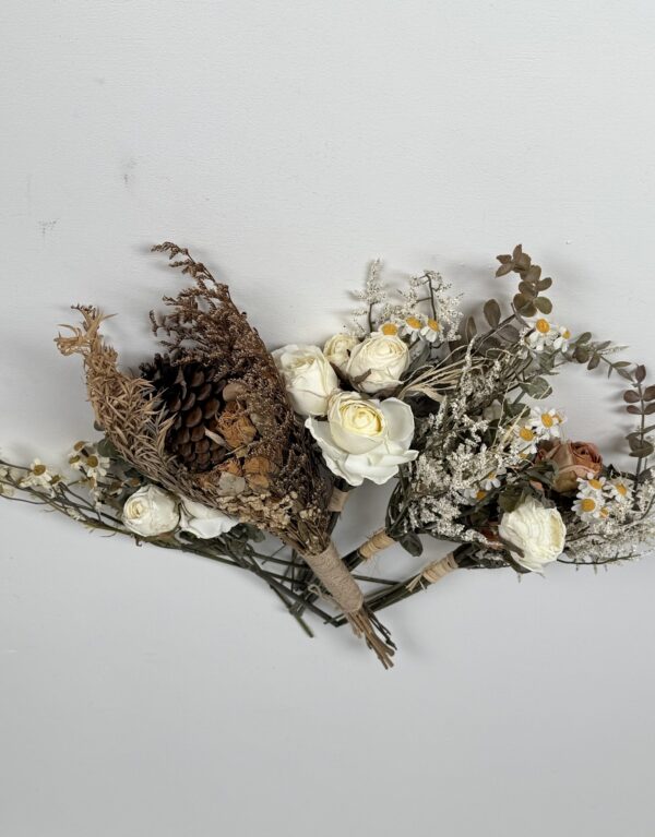 Artificial Flower Stalk Bundle (15)_White / Dried Bundle