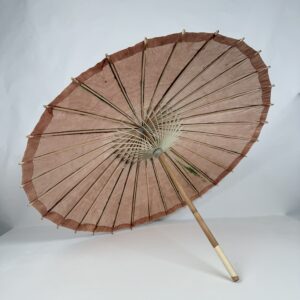 Brown Hand-painted Paper Umbrella (4)