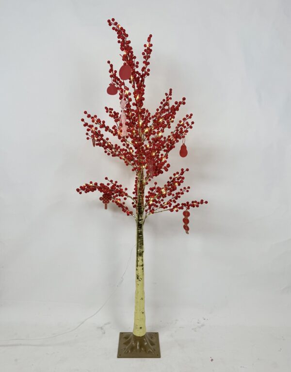 Artificial Red Standing Tree (1)_CNY