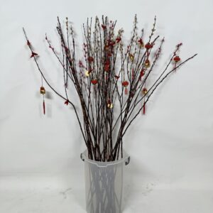 Artificial Pussy Willows Branch (6)_CNY