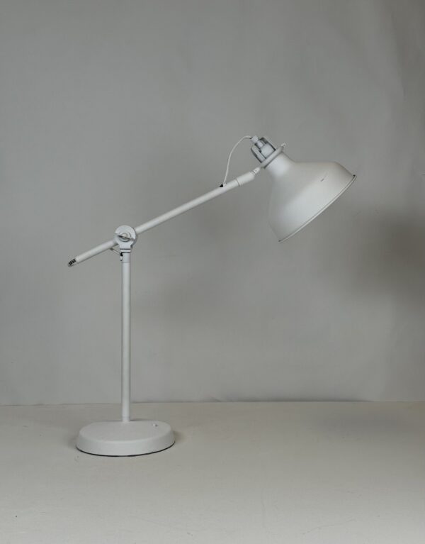 Desk / Study Lamp (11a)_White Spray Painted & No Wire