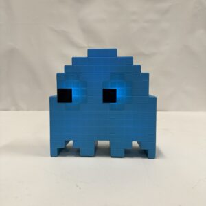 Lamp with original shade (4)_Pixel Pac-Man Ghost Lamp