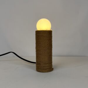 Lamp with original shade (5)_Rope Cylinder Lamp