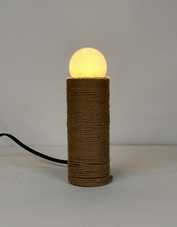 Lamp with original shade (5)_Rope Cylinder Lamp