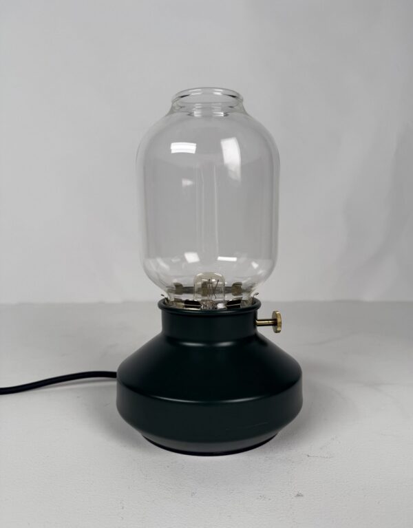 Lamp with original shade (16)_Dark Green Dimmable Glass Lamp