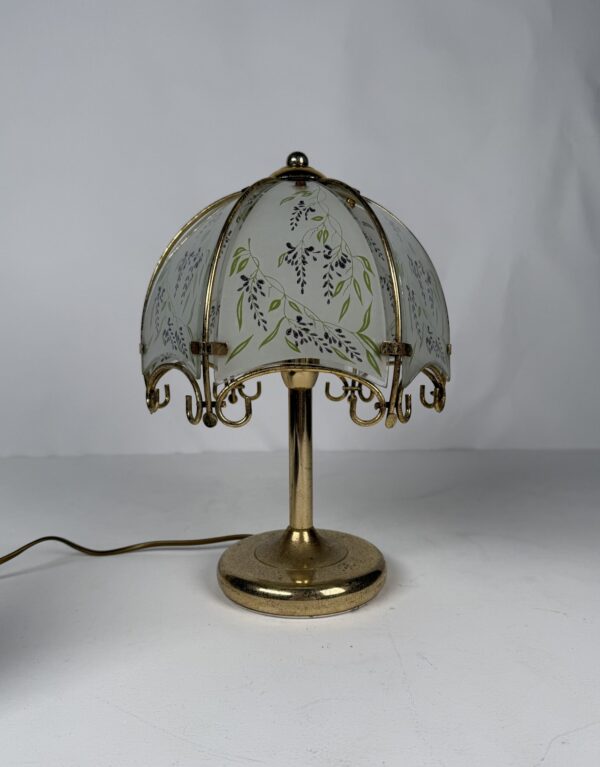 Lamp with original shade (14)_Vintage Floral Pattern Lamp