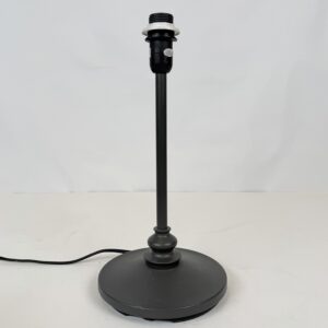Lamp with No Original shade (8)_Dark Grey With Column Details Lamp