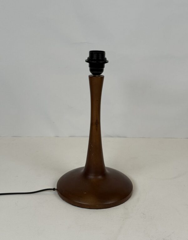 Lamp without shade (12)_Smooth Organic Shape Wooden Lamp