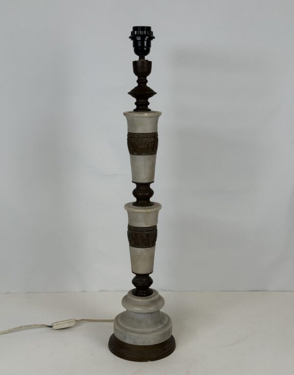 Lamp without shade (22)_Neoclassical Figural Column Lamp