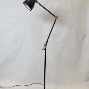 Standing Lamp with original shade (4)_Black Reading Lamp