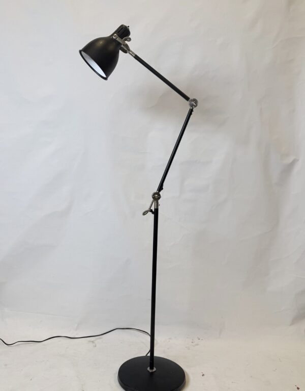 Standing Lamp with original shade (4)_Black Reading Lamp