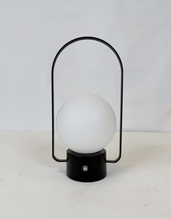 Lamp with original shade (30)_Black Ball Shaped Bar Lamp