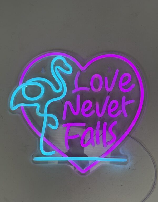 Neon Lights (8)_Flamingo, Love Never Falls