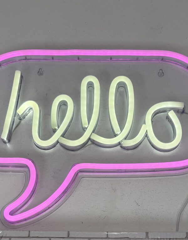 Neon Lights (9)_Hello [Speech Bubble]