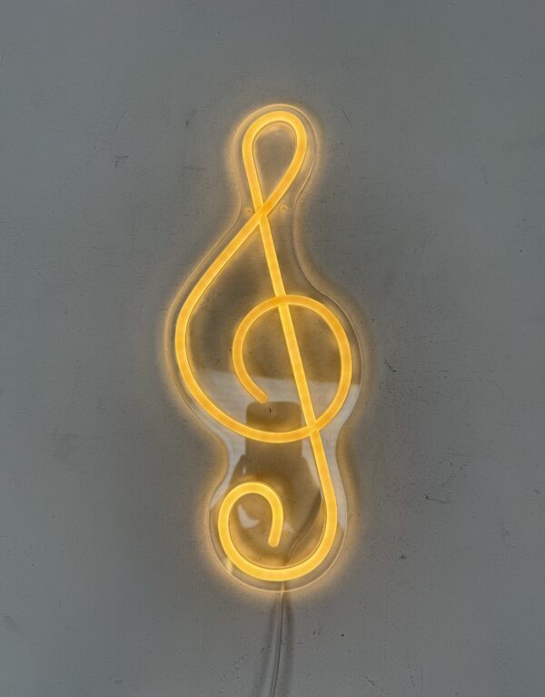 Neon Lights (13)_Music Symbol, Treble Clef