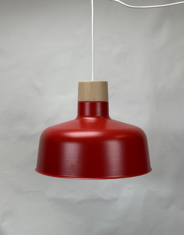 Pendant Lamp (7)_Red + Birch Pendant Lamp