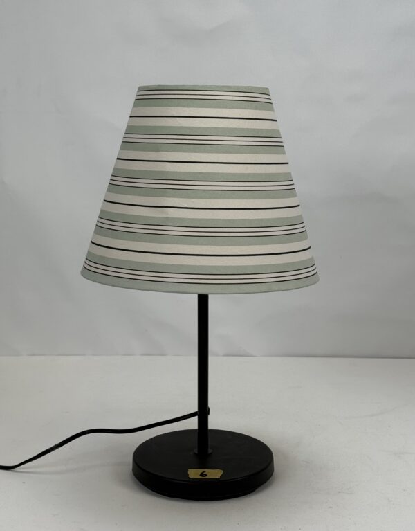 Lamp Shade (7)_Green Stripe Pattern Shade