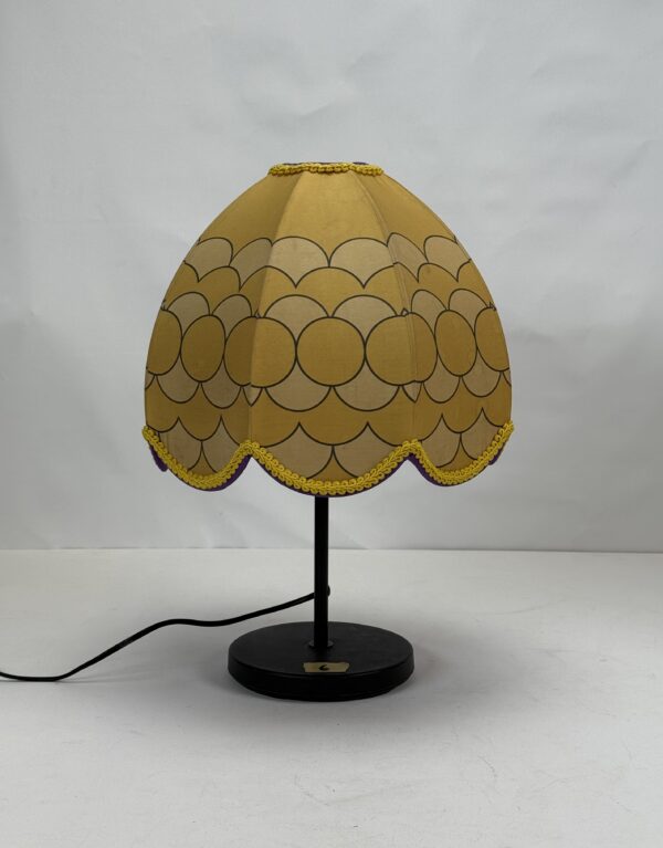 Lamp Shade (8)_Yellow Scallop Patterned Shade