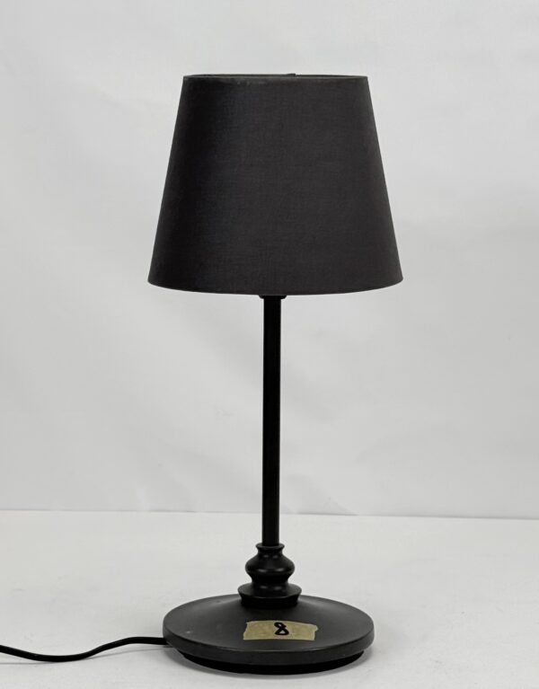 Lamp Shade (16b)_Black Cone Shaped Shade