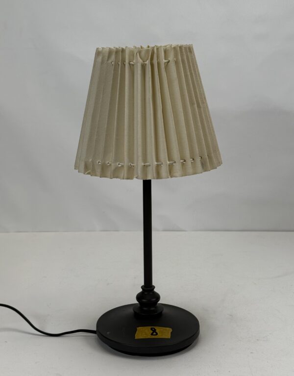 Lamp Shade (17)_Pleated Beige Shade