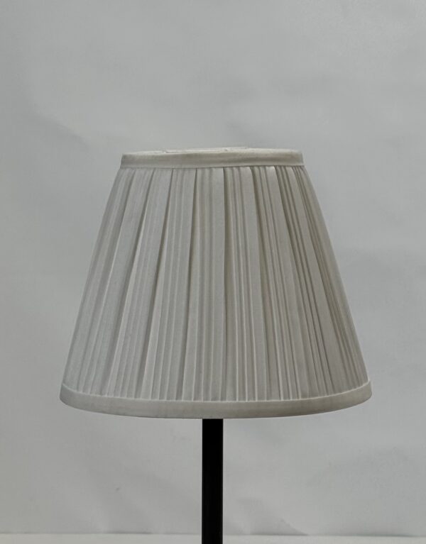 Lamp Shade (36)_Small White Plated Empire Shape Shade