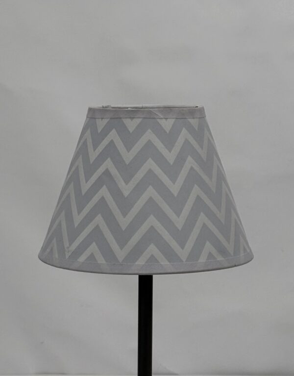 Lamp Shade (58)_Small Light-Blue Pattern Empire Shaped Shade