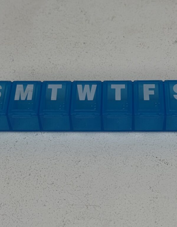 Lab Props_Blue Pill Organiser (small)