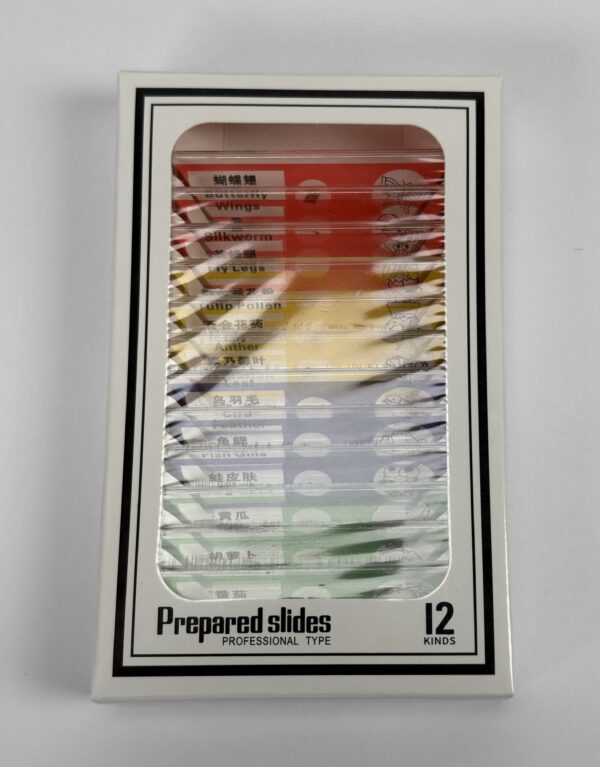 Lab Props_Prepared Microscope Slides Sets (12 Variations) 