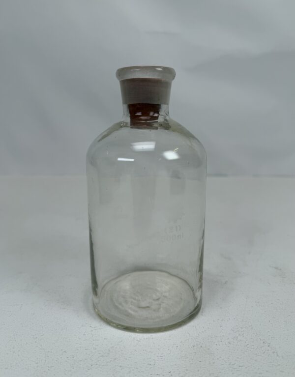 Lab Props_Wide Neck Glass Flask 500ml (1b)-without lid